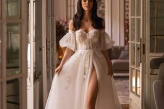 abiti da sposa sexy- abito sposa con spacco