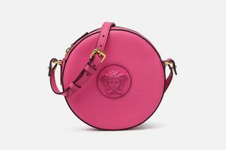 Borsa Versace fucsia tonda