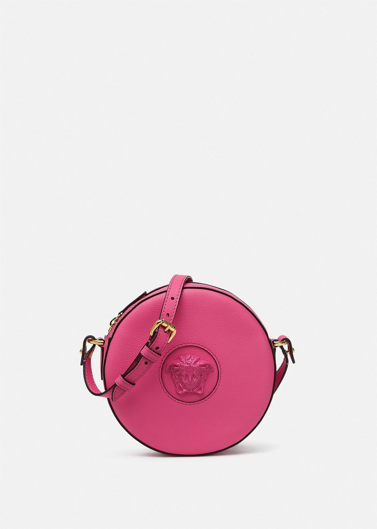 Borsa Versace fucsia tonda