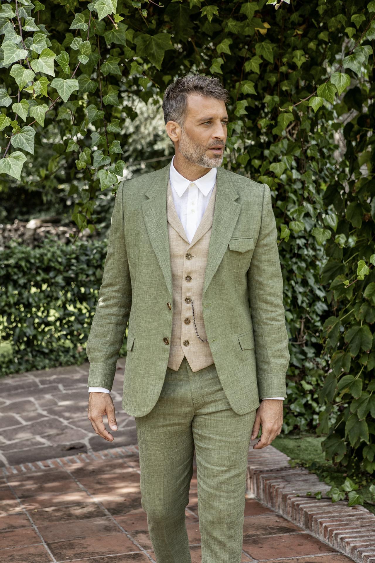 ABITO UOMO Elegante Abito Verde Uomo Abito Verde Uomo Costume Da Festa Uomo  Abito da Sposa Abito da Sposa Uomo Prom Suit Abito Per Uomo -  Italia