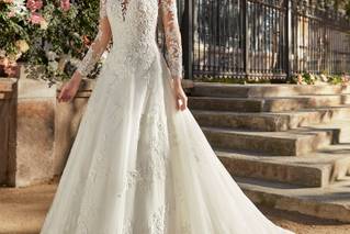 abito da sposa invernale elegante