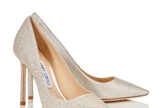 scarpe da sposa Jimmy Choo décolleté con brillantini