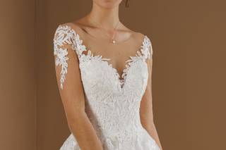 abito da sposa maniche lunghe tattoo lace