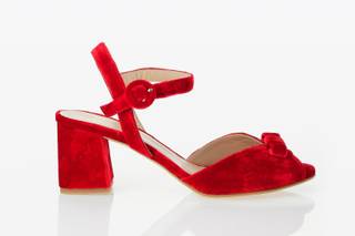 scarpe eleganti da cerimonia con tacco rosse