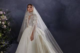 Abito sposa taffetà