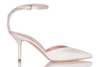 Scarpe da sposa brillantini con cinturino
