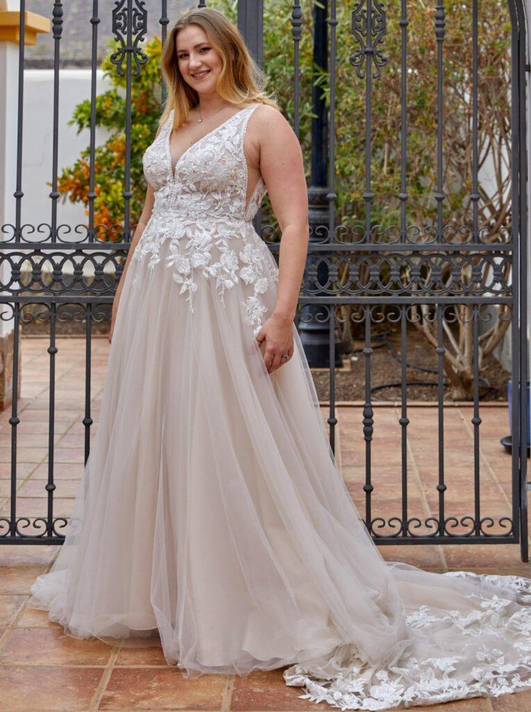 vestito da sposa curvy principessa