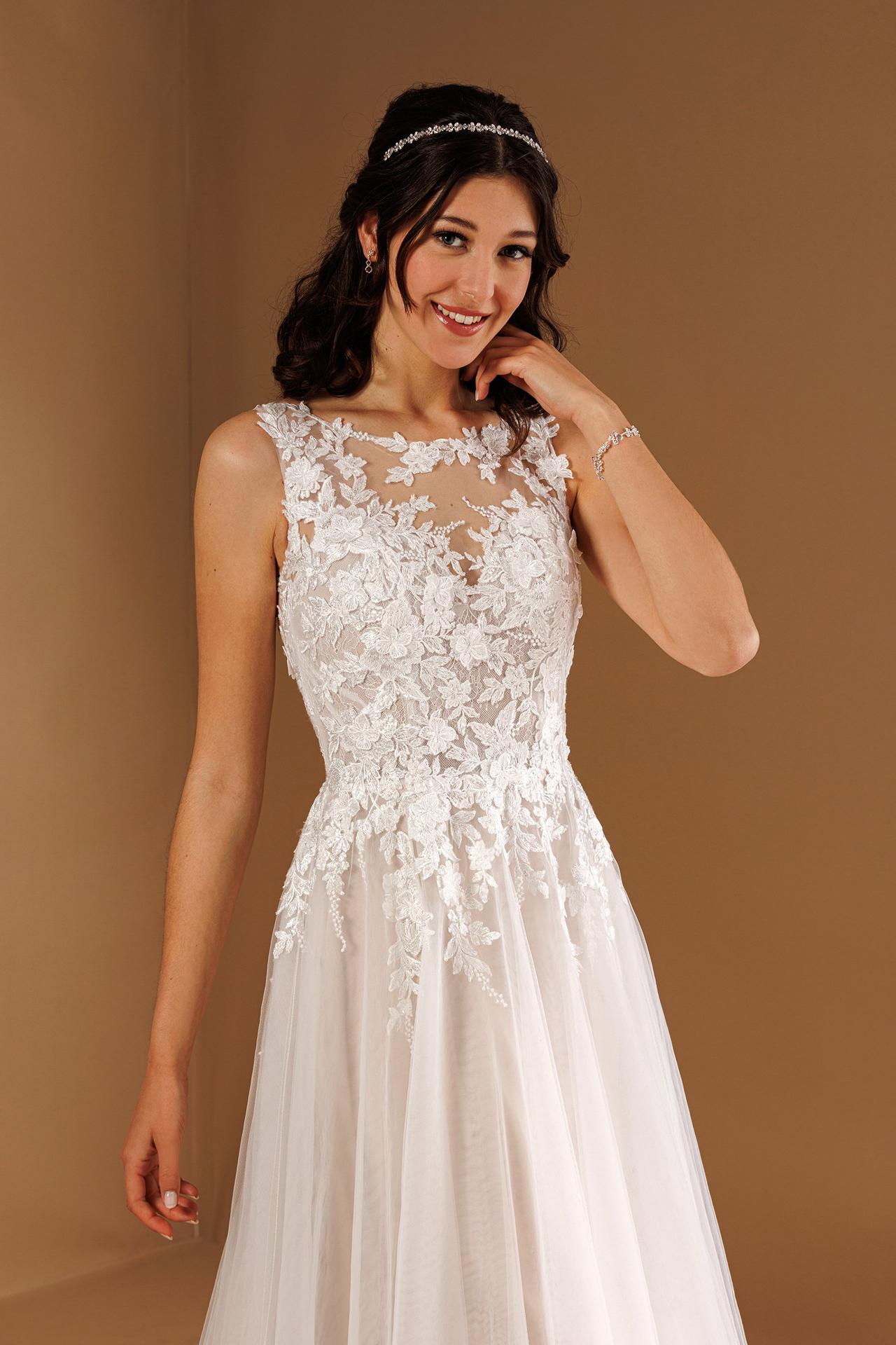 abito sposa corpetto trasparente