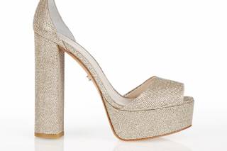 Scarpe sposa color oro