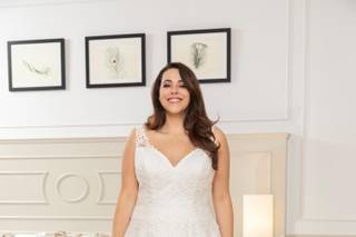 abito da sposa curvy scollo a cuore