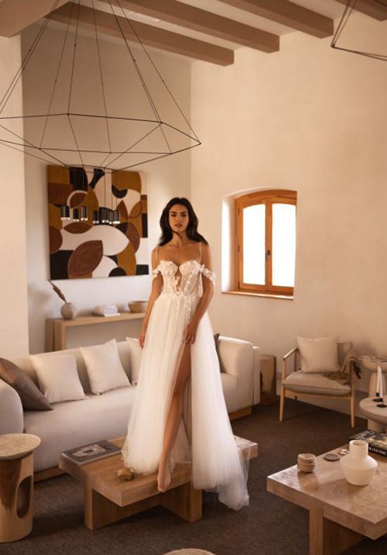 abiti da sposa sexy- abito sposa con spacco