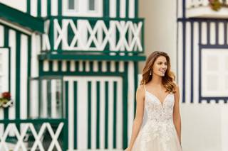 abito da sposa in pizzo