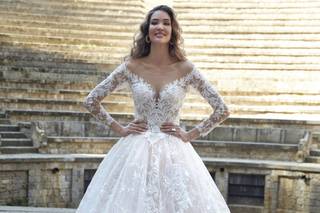 abito da sposa invernale in pizzo principessa