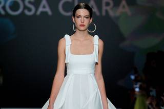 abito da sposa 2 in 1 con scollo quadrato