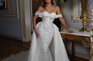 semiraccolto sposa laterale