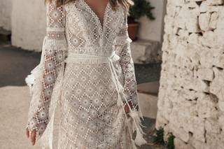 Abito da sposa alternativo boho chic