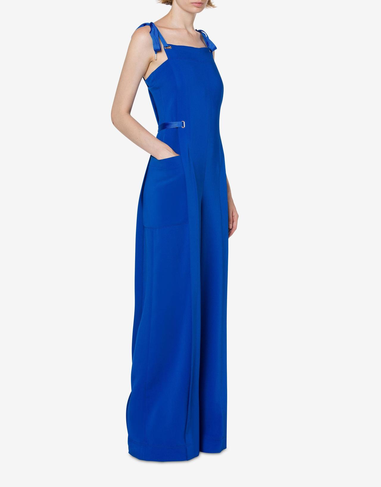 jumpsuit blu da cerimonia alberta ferretti