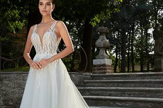 abito da sposa taglio ad a