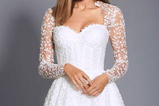 coprispalle da sposa in pizzo