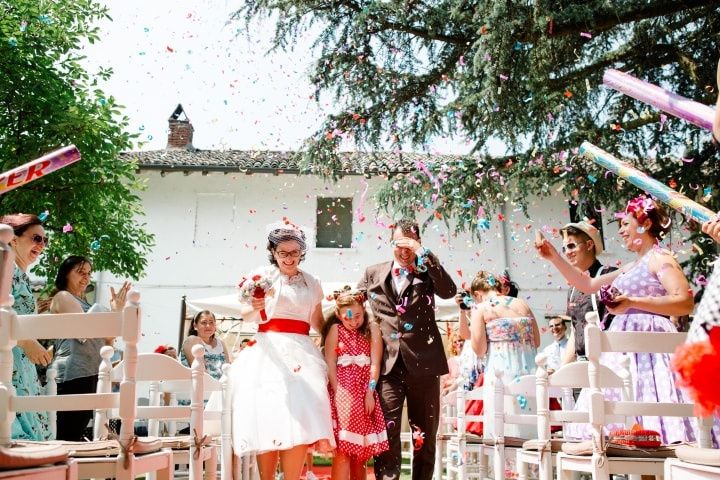 Paola e Cristiano: un matrimonio in stile anni '50