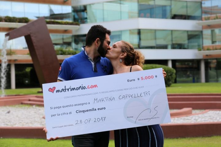 Curiosi di sapere i vincitori della 52ª edizione del concorso di Matrimonio.com?