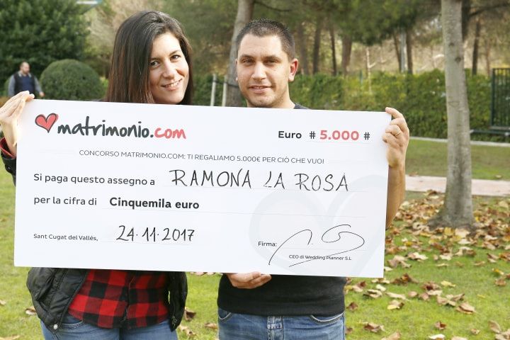 Chi sono i fortunati della 56ª edizione del concorso indetto da Matrimonio.com? Ramona e Leonardo!