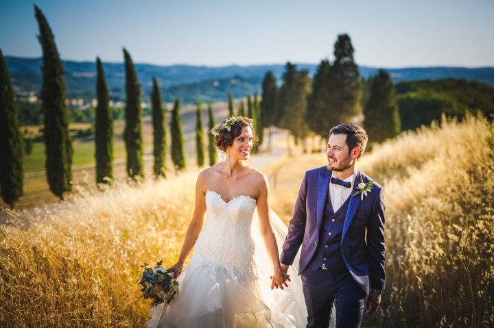 Le nozze toscane di Alessia e Valerio: un viaggio vintage tra i sorrisi