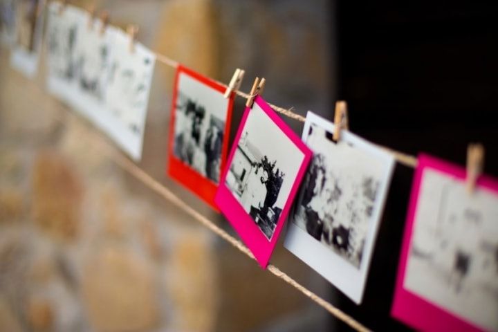 6 idee per decorare il vostro matrimonio con le fotografie