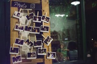 Escort Card con Polaroid