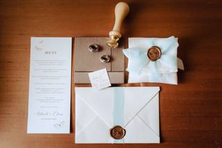 menù di matrimonio e stationery