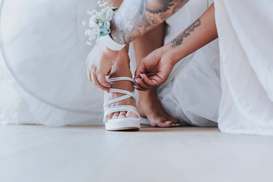 scarpe invernali sposa