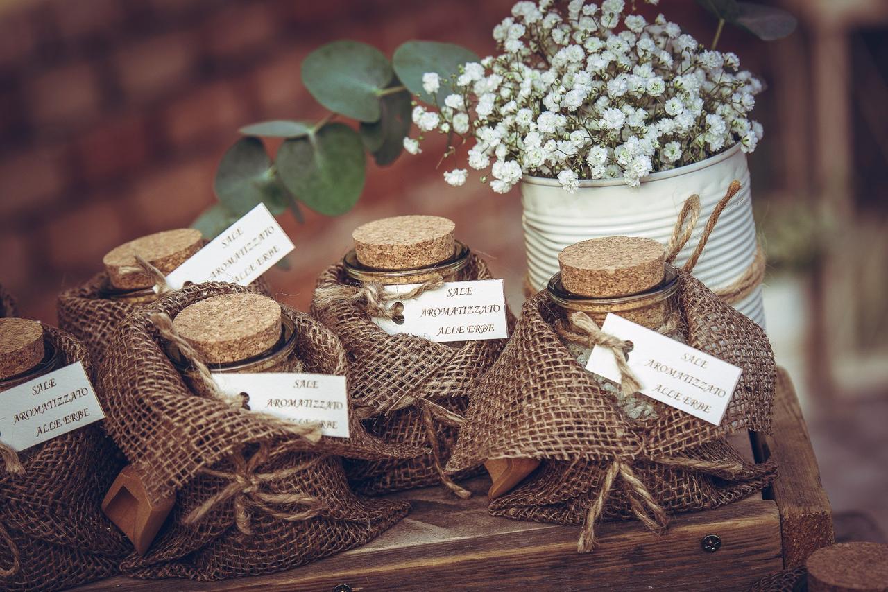 CONO MATRIMONIO PER IL RISO CON FIORI - Bomboniera Chic