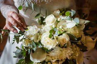 Bouquet a cascata peonie