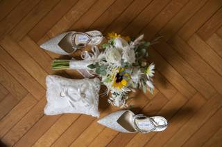 bouquet da sposa con girasoli