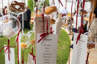 tableau de mariage con dolcetti