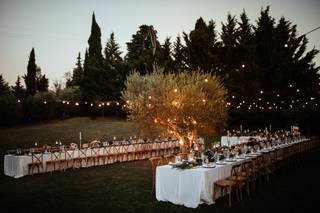 allestimento luci matrimonio