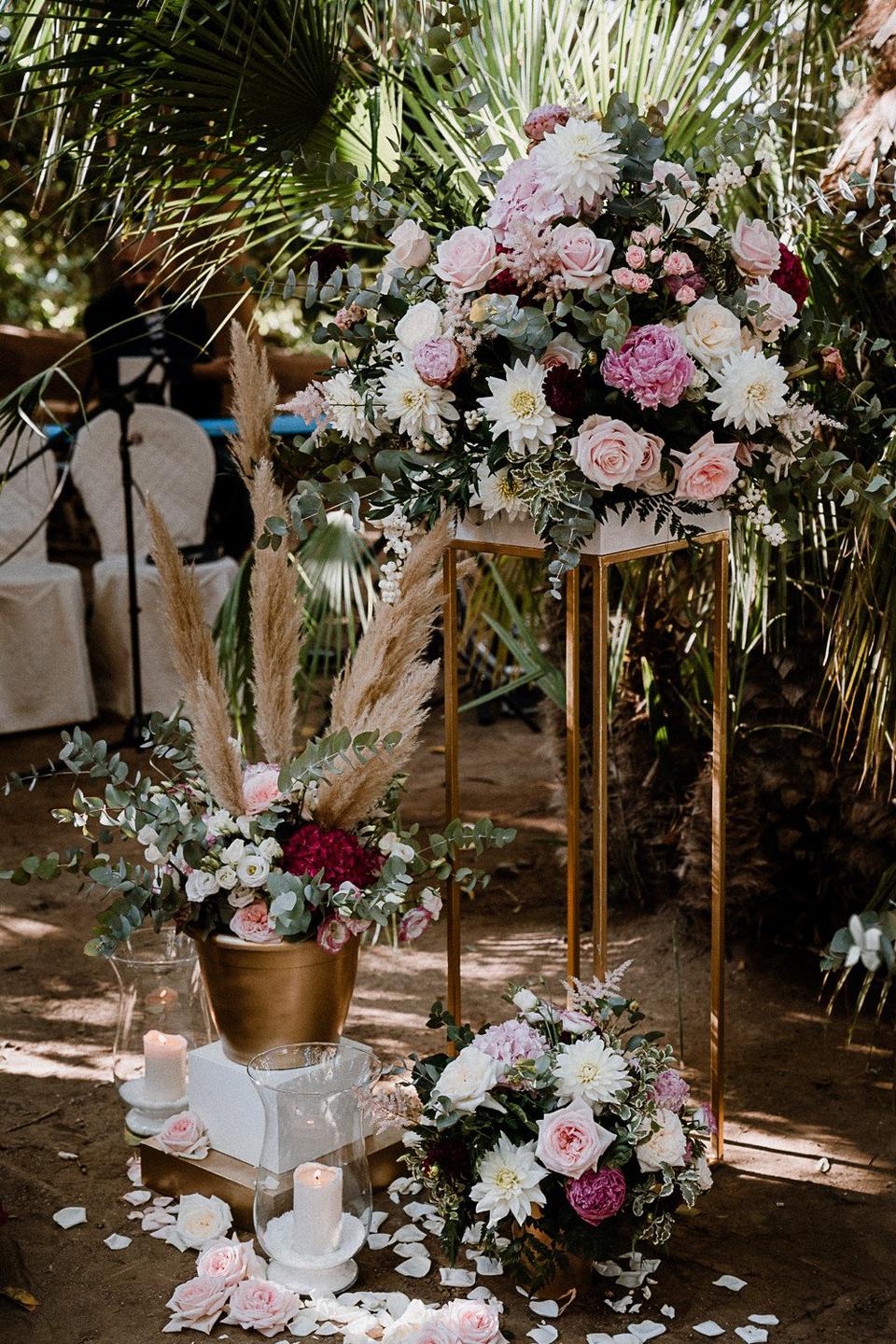 Decorazioni Con Peonie Per Delle Nozze A Tutto Romanticismo