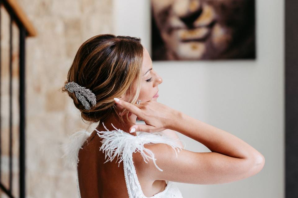 Acconciature sposa 2020: semiraccolto, treccia e idee per capelli corti   Capelli medi matrimonio, Capelli raccolti sposa, Acconciature capelli corti  sposa