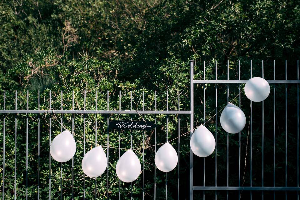 Decorazioni di matrimonio con palloncini: che la festa abbia inizio!