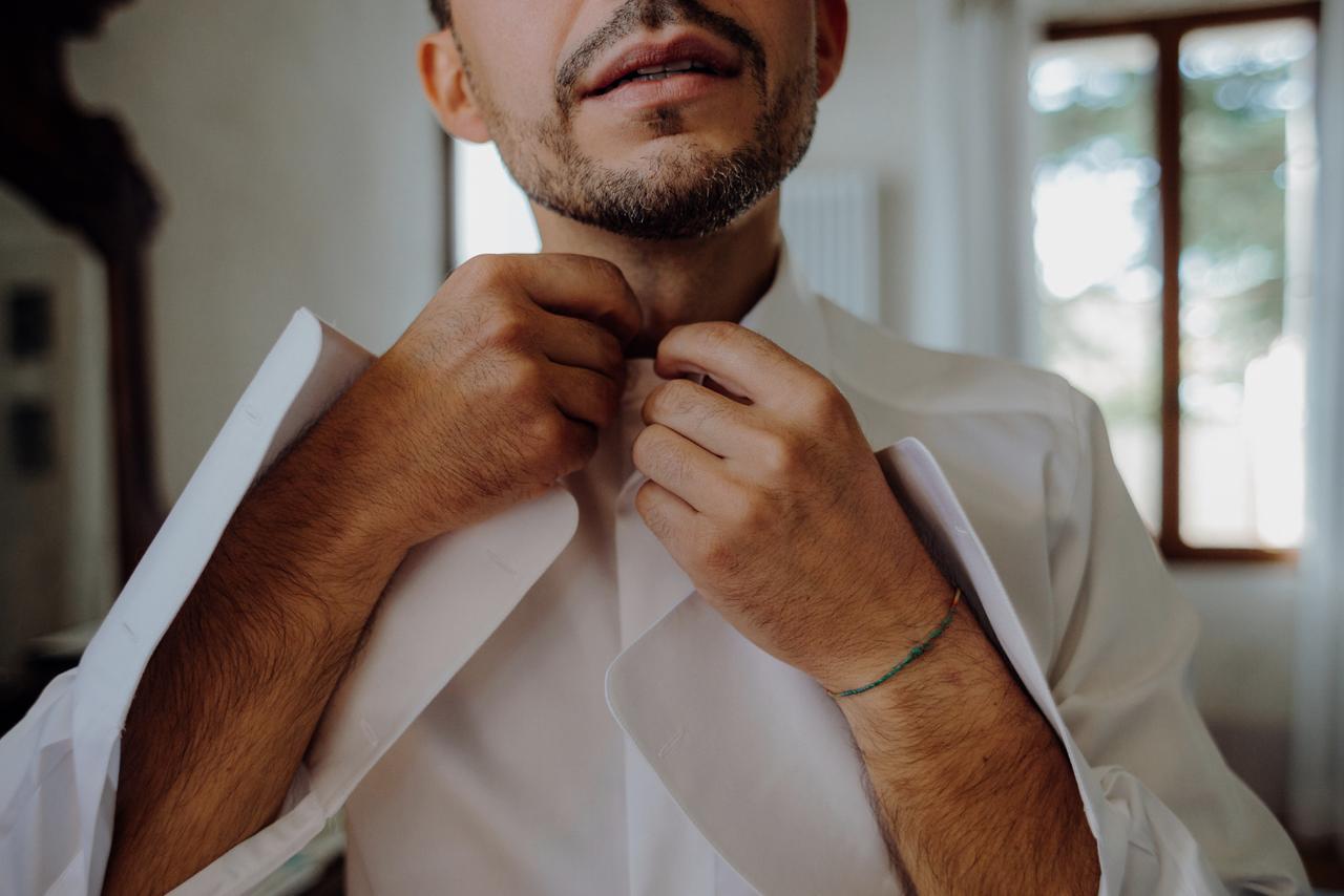 camicia sposo bianca