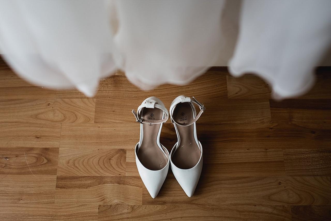 scarpe bianche da sposa