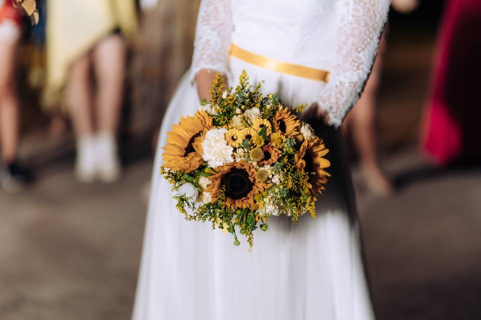 bouquet di girasoli