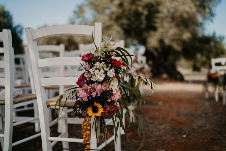 Le composizioni floreali per un matrimonio da sogno