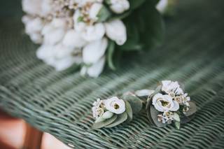 matrimonio verde corsage