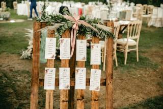 tableau de mariage country chic matrimonio