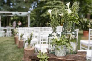 matrimonio tema verde particolare