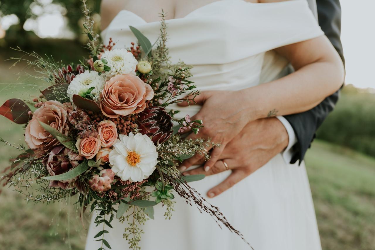 bouquet sposa autunnale messy