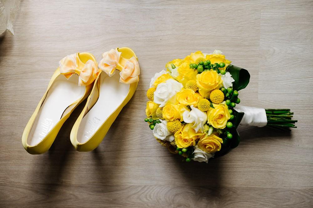 Scarpe gialle per discount matrimonio