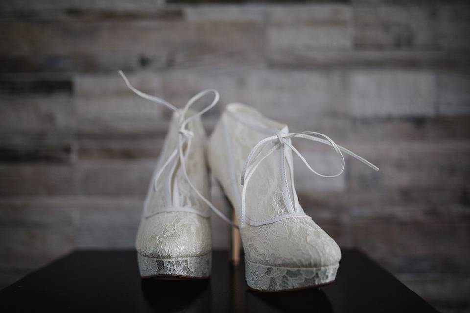 Scarpe 2025 sposa tronchetto