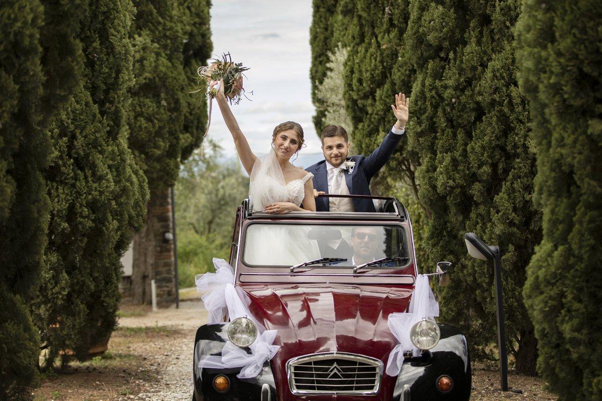 auto matrimonio sposi